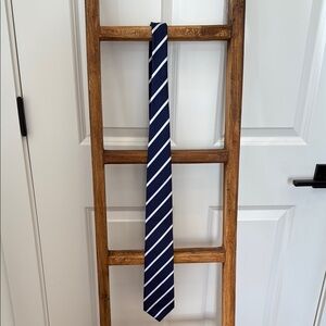Classic Navy Striped Tie